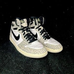 Nike Air Jordan 1 OG High white Concrete, size 8